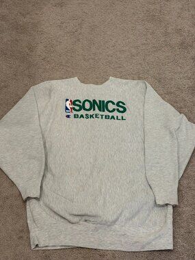 Champion Reverse Weave Seattle SuperSonics Sweatshirt XX‑Large Vintage USA